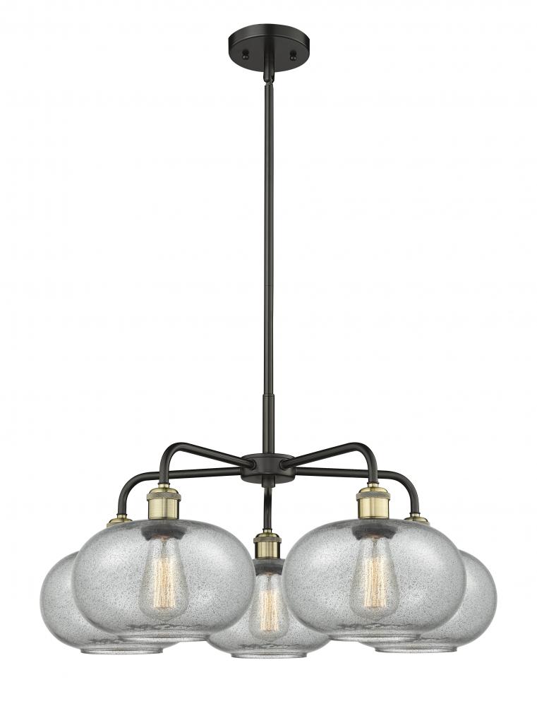 Gorham - 5 Light - 28 inch - Black Antique Brass - Chandelier