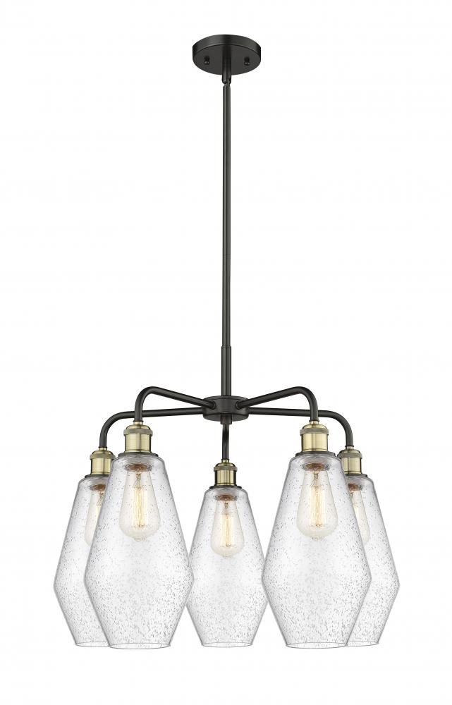 Cindyrella - 5 Light - 25 inch - Black Antique Brass - Chandelier