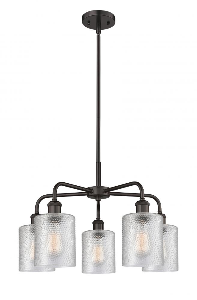 Cobbleskill - 5 Light - 23 inch - Oil Rubbed Bronze - Chandelier