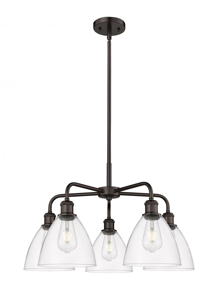 Bristol - 5 Light - 26 inch - Oil Rubbed Bronze - Chandelier