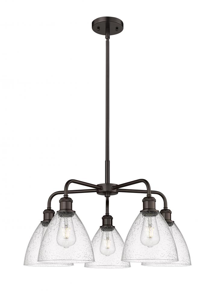 Bristol - 5 Light - 26 inch - Oil Rubbed Bronze - Chandelier