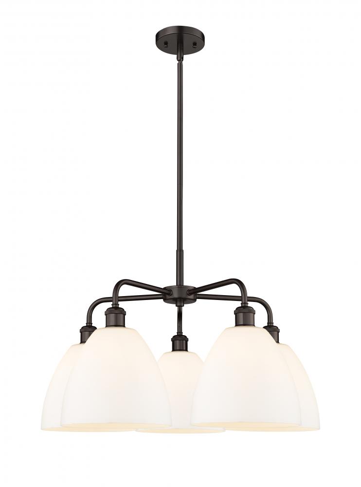 Bristol - 5 Light - 27 inch - Oil Rubbed Bronze - Chandelier