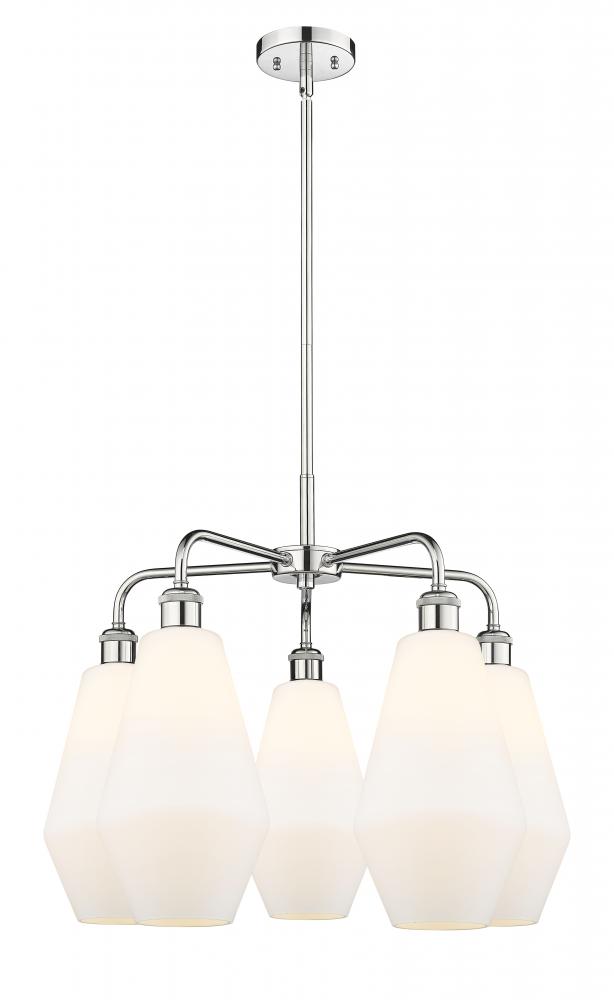 Cindyrella - 5 Light - 25 inch - Polished Chrome - Chandelier