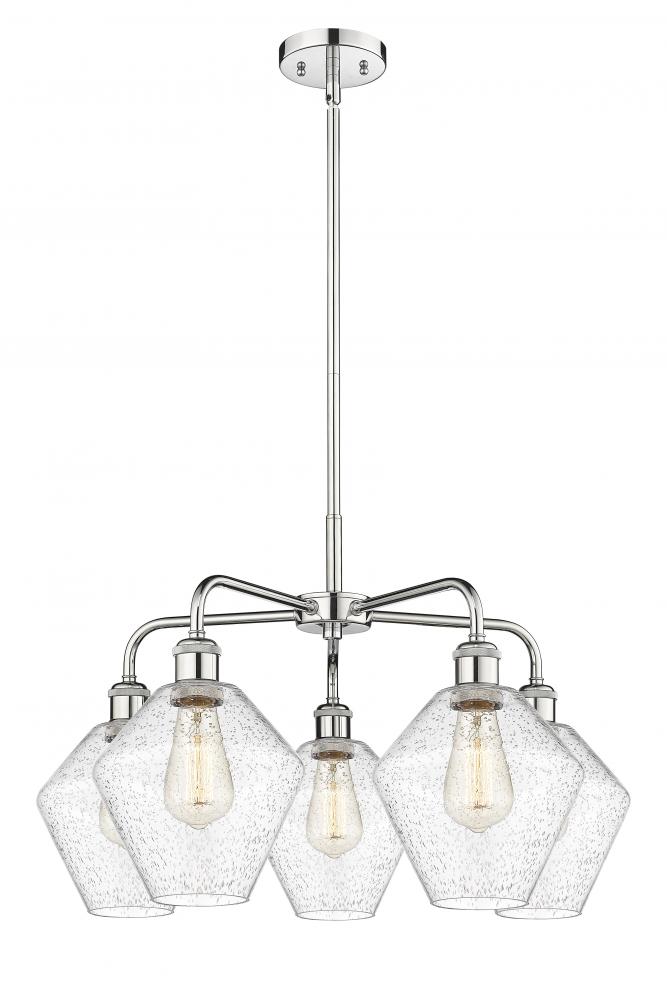 Cindyrella - 5 Light - 26 inch - Polished Chrome - Chandelier