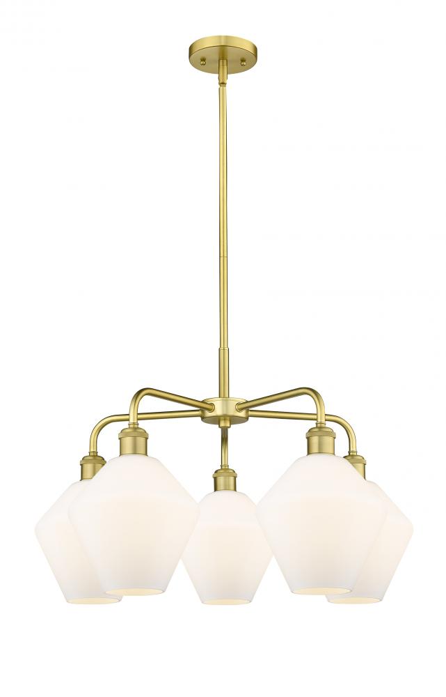 Cindyrella - 5 Light - 26 inch - Satin Gold - Chandelier