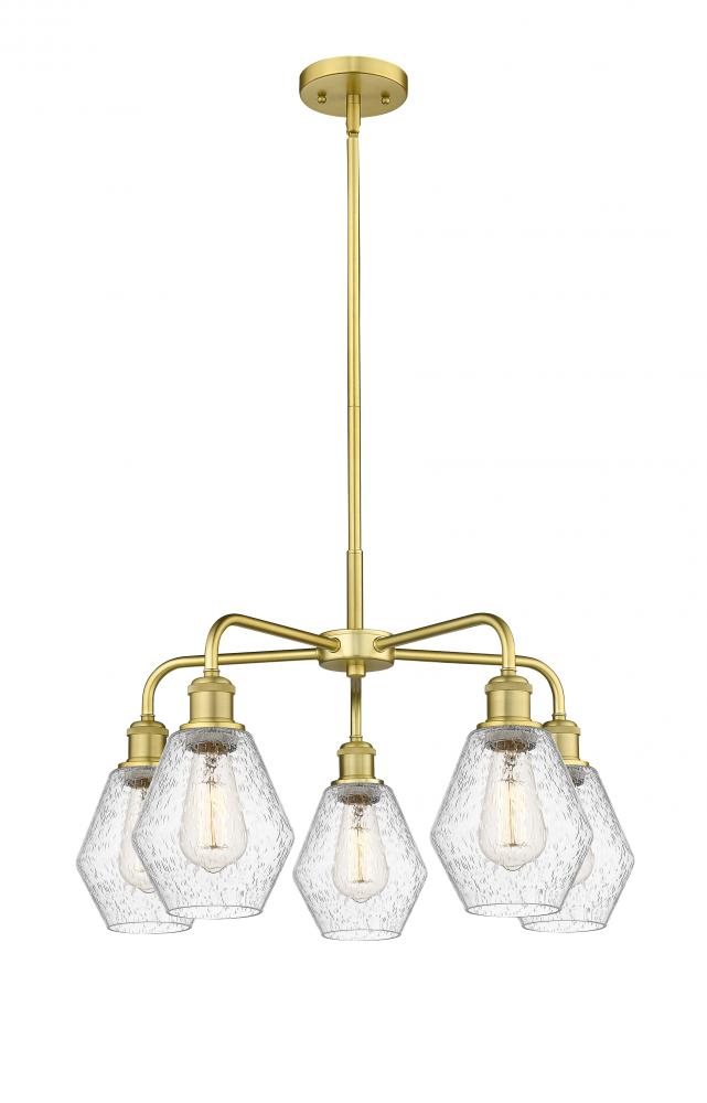 Cindyrella - 5 Light - 24 inch - Satin Gold - Chandelier