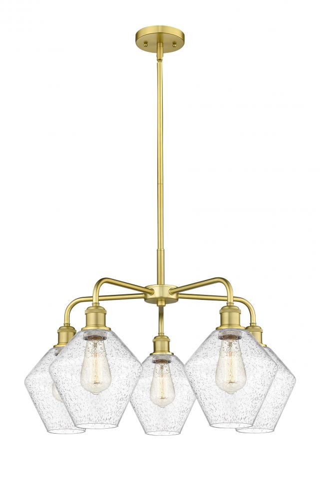 Cindyrella - 5 Light - 26 inch - Satin Gold - Chandelier