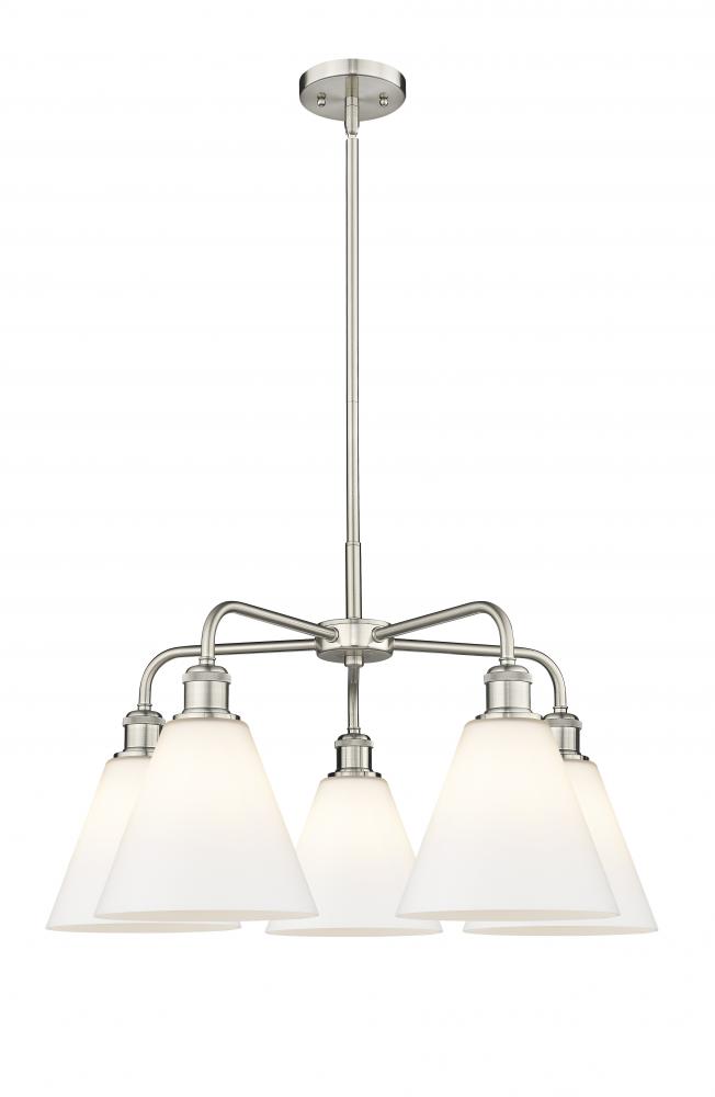 Berkshire - 5 Light - 26 inch - Satin Nickel - Chandelier