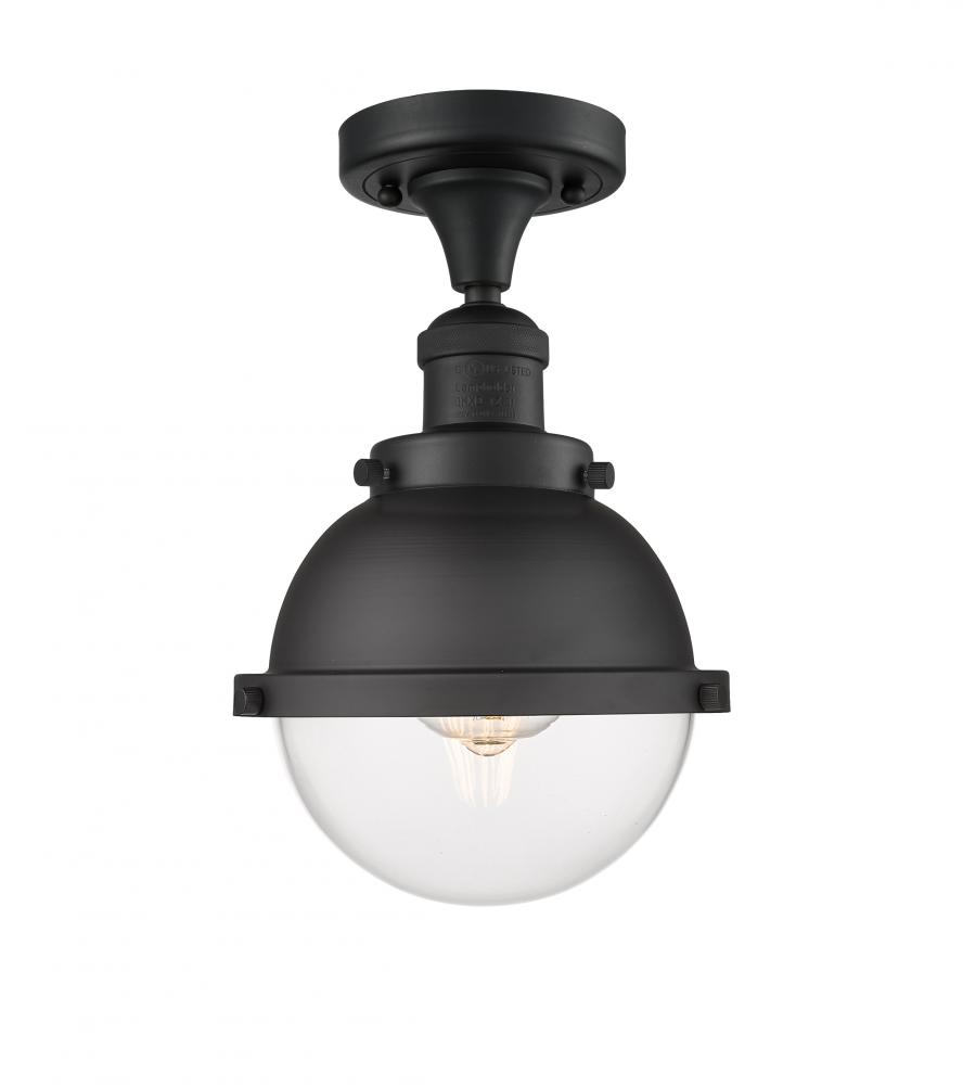 Hampden - 1 Light - 7 inch - Matte Black - Semi-Flush Mount