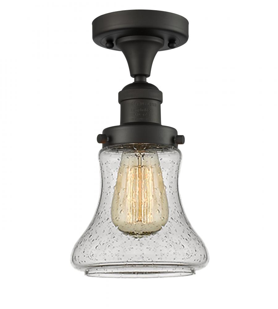 Bellmont - 1 Light - 6 inch - Oil Rubbed Bronze - Semi-Flush Mount