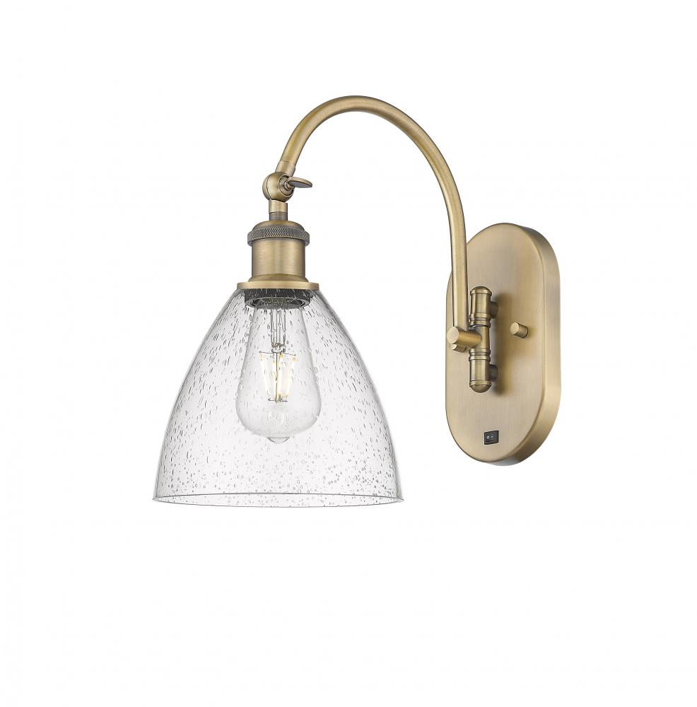 Bristol - 1 Light - 8 inch - Brushed Brass - Sconce