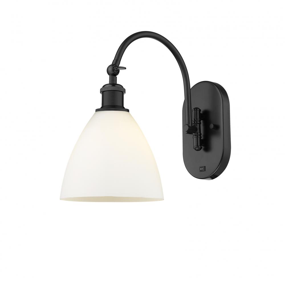 Bristol - 1 Light - 8 inch - Matte Black - Sconce