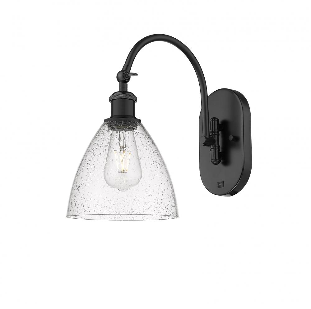 Bristol - 1 Light - 8 inch - Matte Black - Sconce