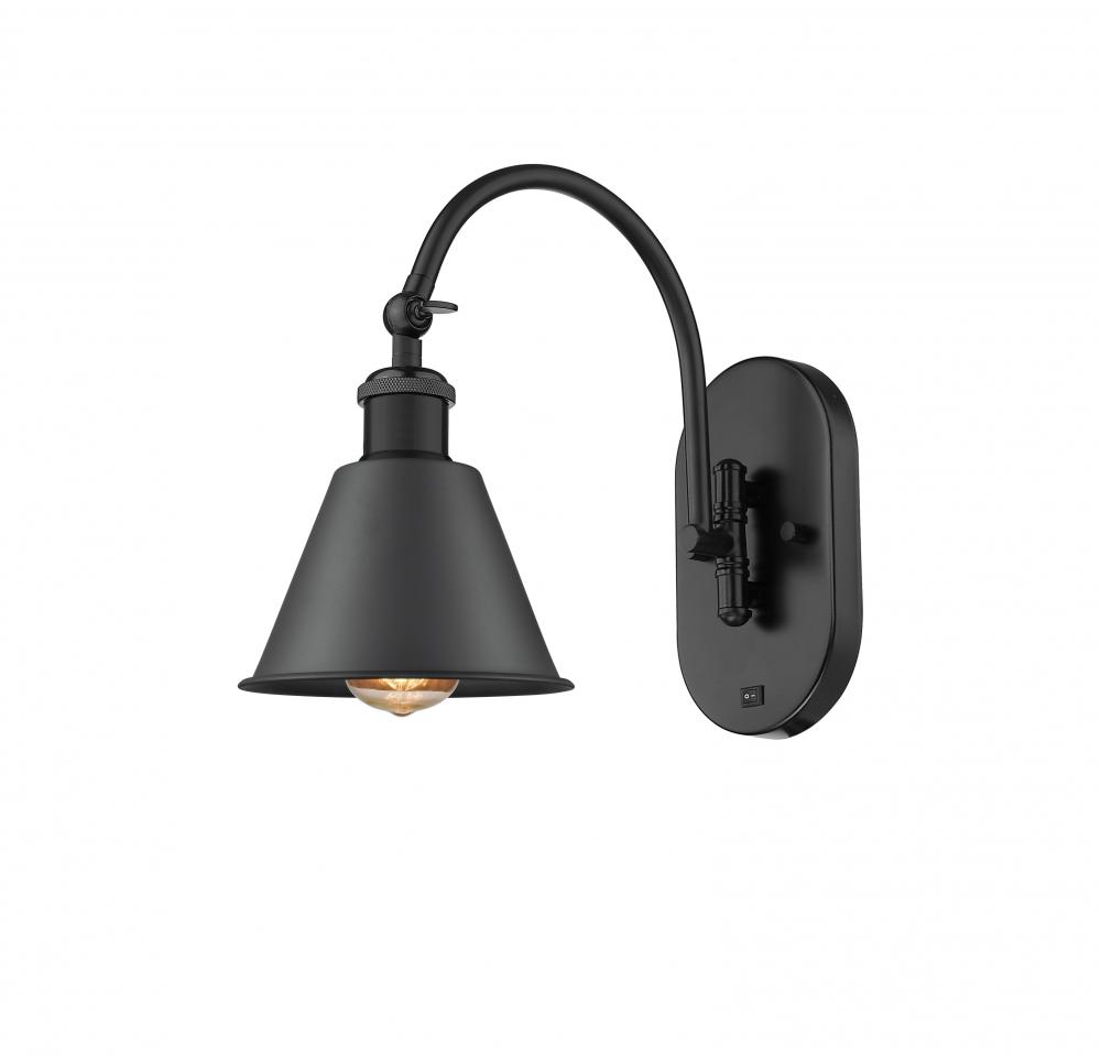 Smithfield - 1 Light - 7 inch - Matte Black - Sconce