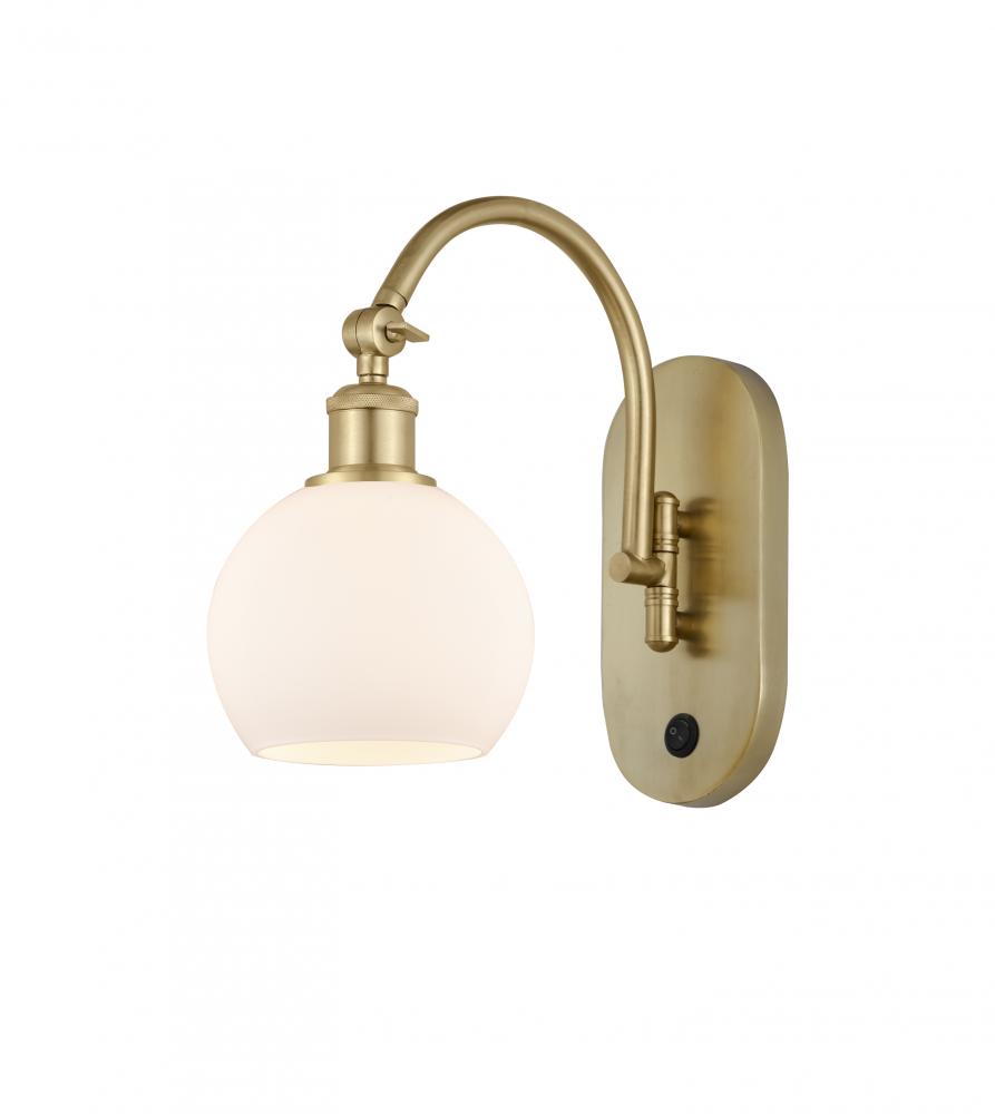 Athens - 1 Light - 6 inch - Satin Gold - Sconce