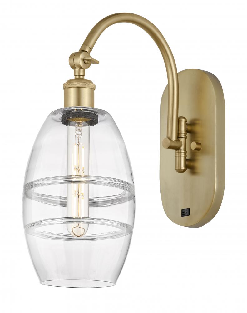 Vaz - 1 Light - 6 inch - Satin Gold - Sconce