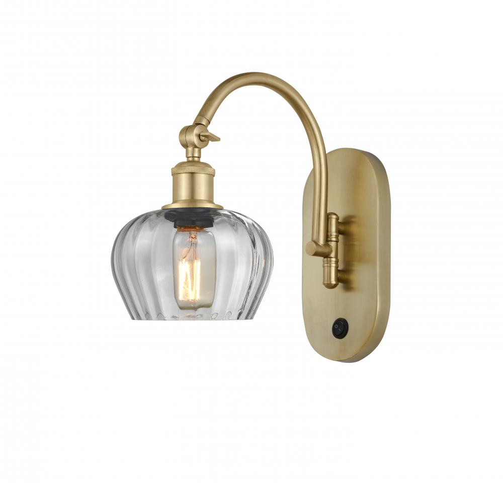 Fenton - 1 Light - 7 inch - Satin Gold - Sconce