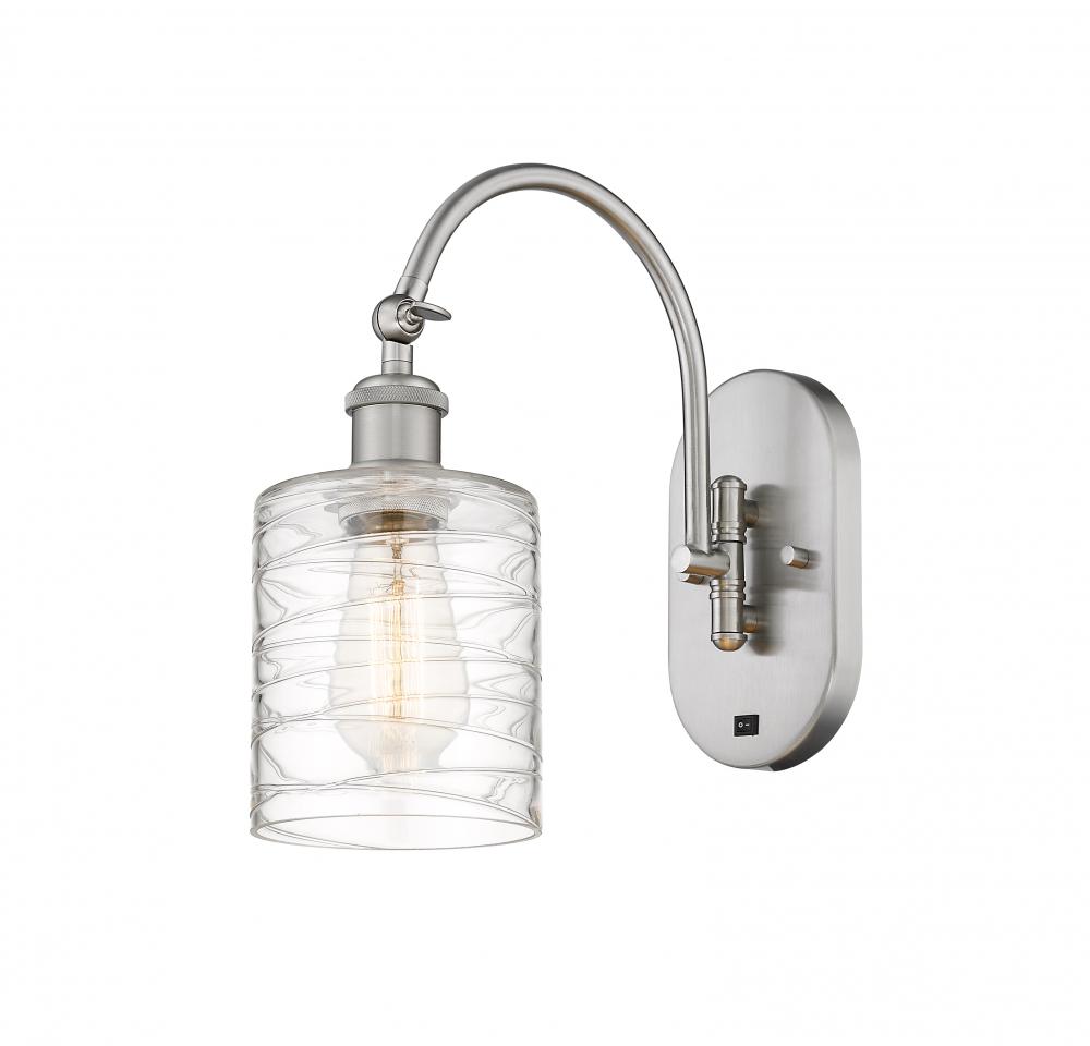 Cobbleskill - 1 Light - 5 inch - Brushed Satin Nickel - Sconce