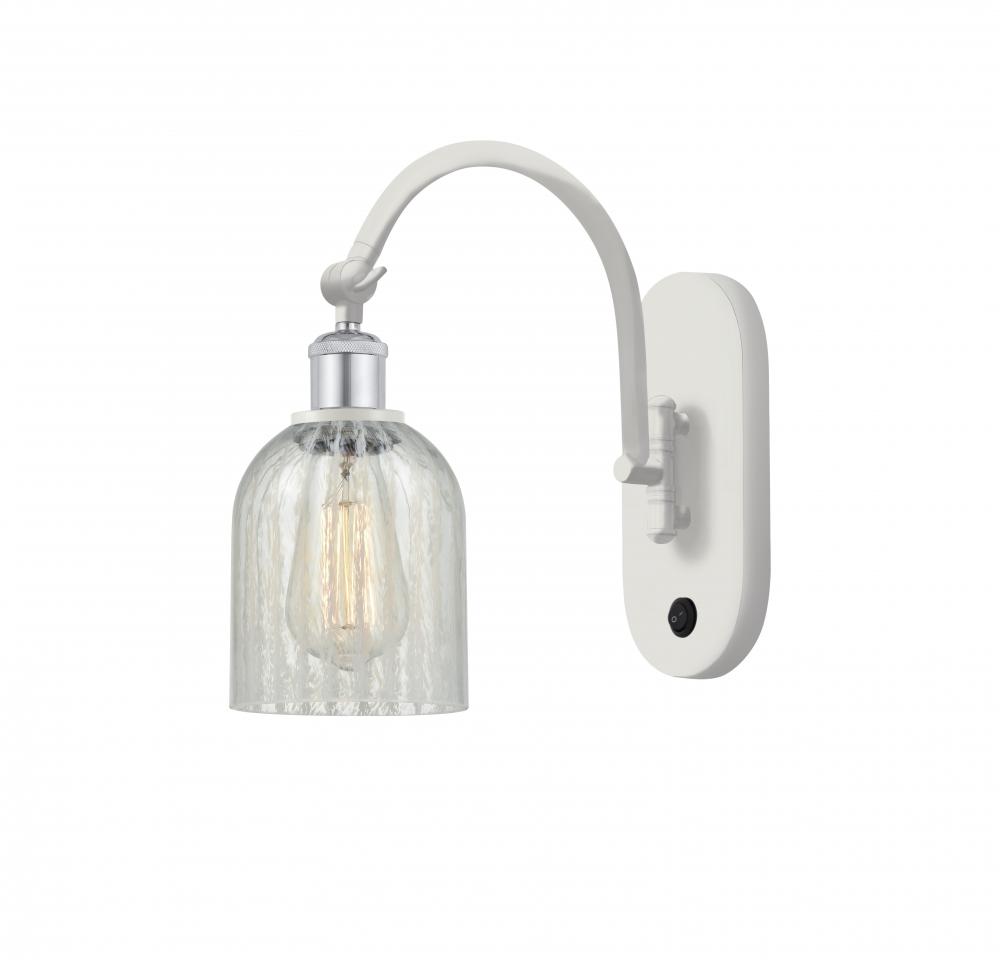 Caledonia - 1 Light - 5 inch - White Polished Chrome - Sconce