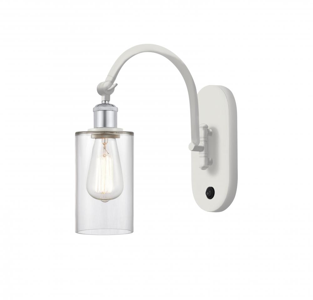 Clymer - 1 Light - 4 inch - White Polished Chrome - Sconce