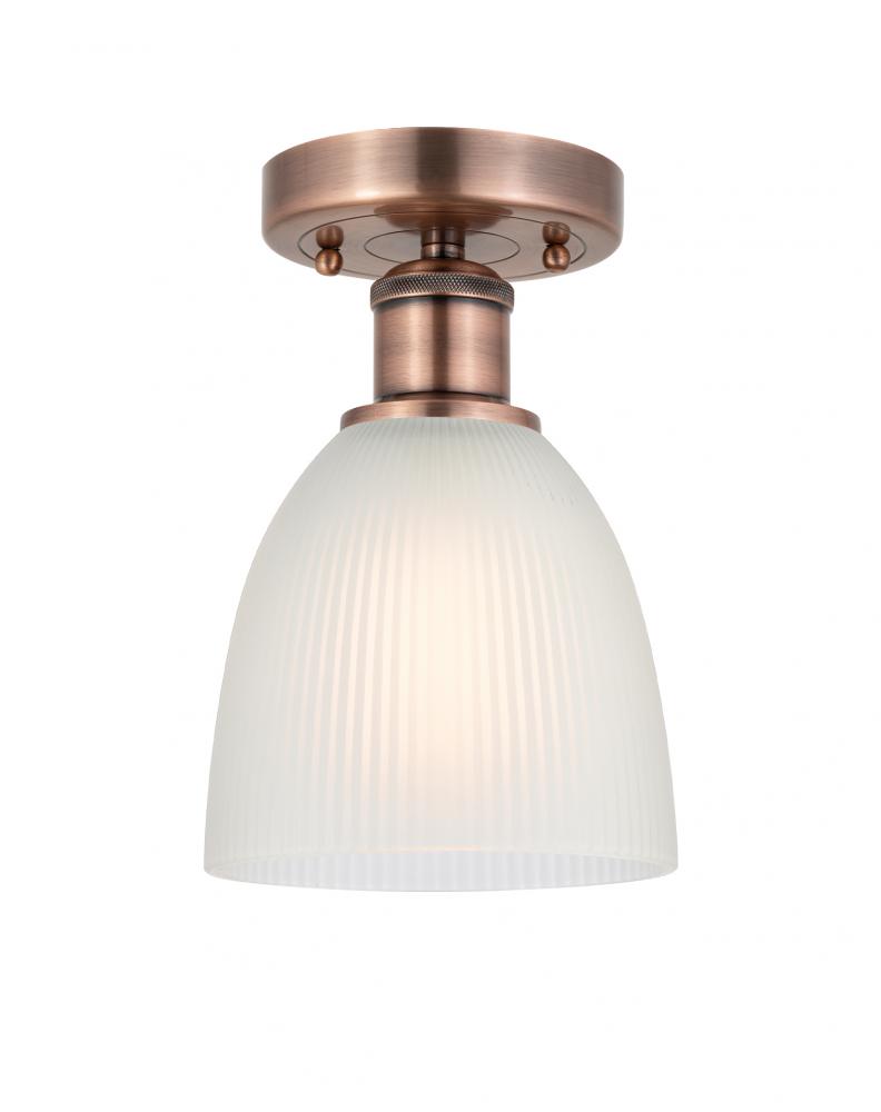 Castile - 1 Light - 6 inch - Antique Copper - Flush Mount