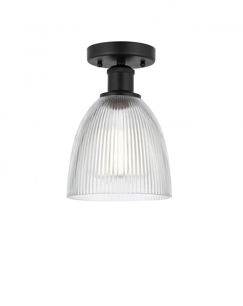 Castile - 1 Light - 6 inch - Matte Black - Semi-Flush Mount