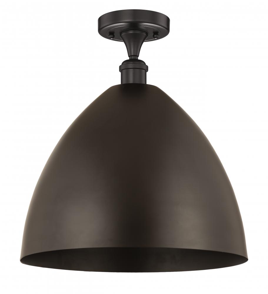 Bristol - 1 Light - 16 inch - Oil Rubbed Bronze - Semi-Flush Mount