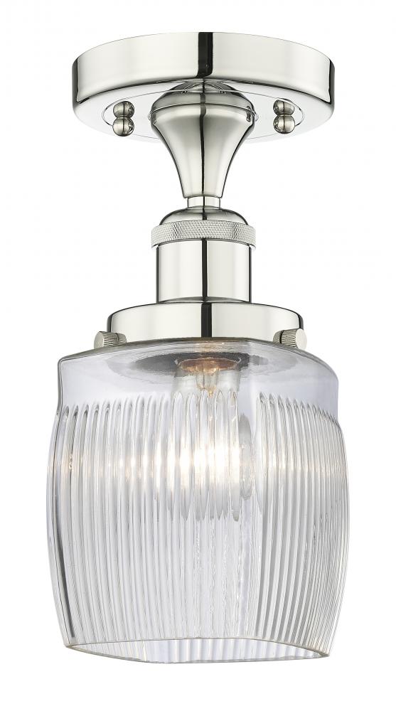 Colton - 1 Light - 6 inch - Polished Nickel - Semi-Flush Mount