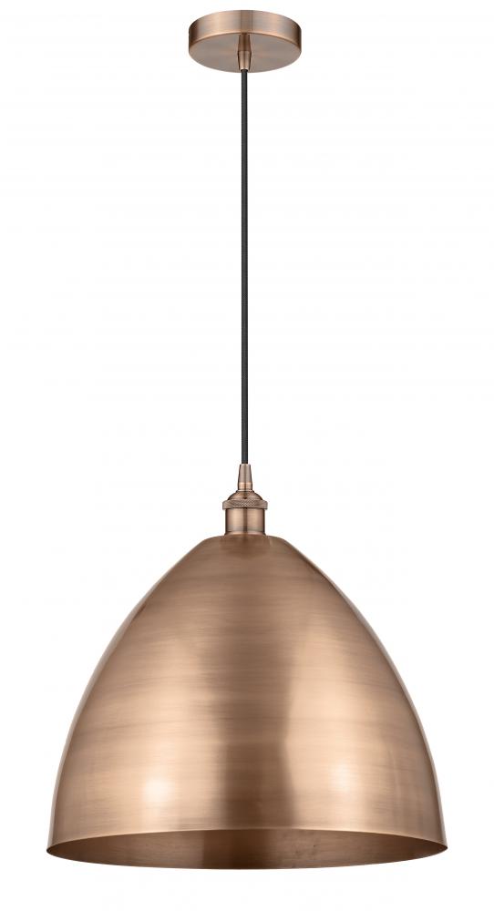 Bristol - 1 Light - 16 inch - Antique Copper - Cord hung - Mini Pendant