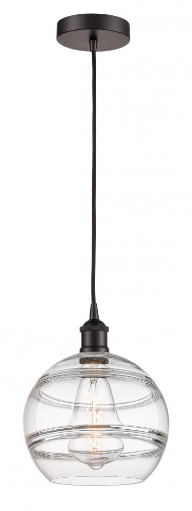 Rochester - 1 Light - 10 inch - Oil Rubbed Bronze - Cord hung - Mini Pendant