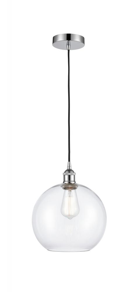 Athens - 1 Light - 10 inch - Polished Chrome - Cord hung - Mini Pendant