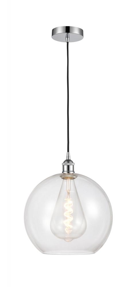 Athens - 1 Light - 12 inch - Polished Chrome - Cord hung - Mini Pendant