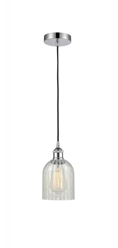 Caledonia - 1 Light - 5 inch - Polished Chrome - Cord hung - Mini Pendant