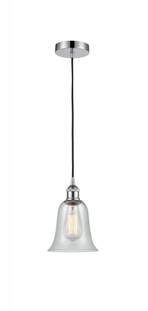 Hanover - 1 Light - 6 inch - Polished Chrome - Cord hung - Mini Pendant