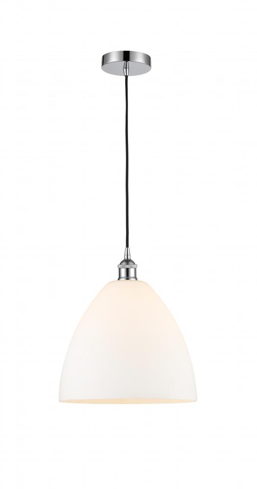 Bristol - 1 Light - 12 inch - Polished Chrome - Cord hung - Mini Pendant