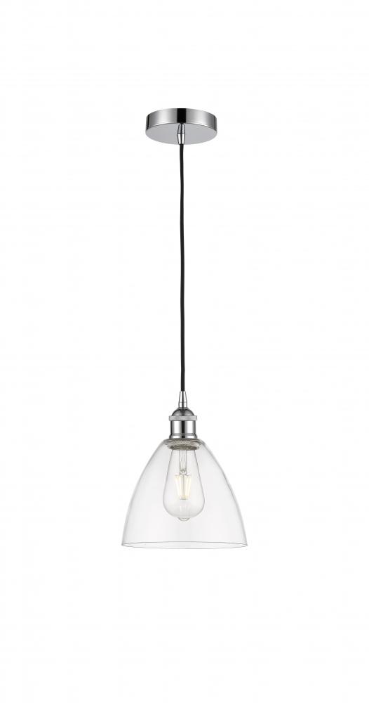 Bristol - 1 Light - 8 inch - Polished Chrome - Cord hung - Mini Pendant