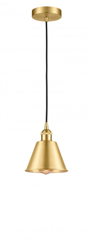 Edison - 1 Light - 7 inch - Satin Gold - Mini Pendant