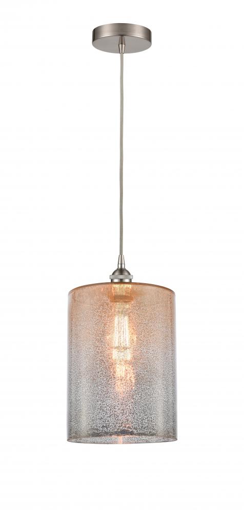 Cobbleskill - 1 Light - 9 inch - Brushed Satin Nickel - Cord hung - Mini Pendant