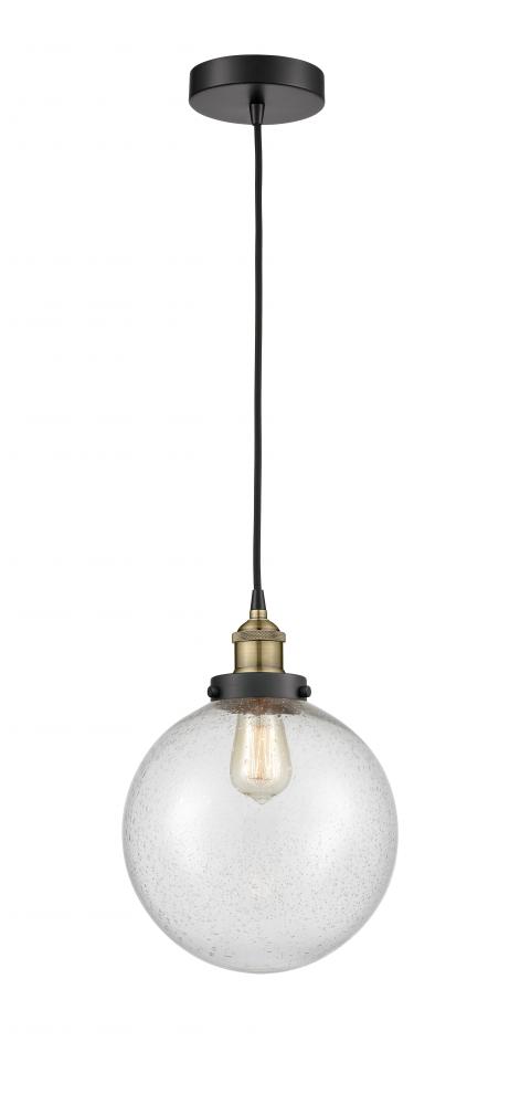 Beacon - 1 Light - 10 inch - Black Antique Brass - Cord hung - Mini Pendant