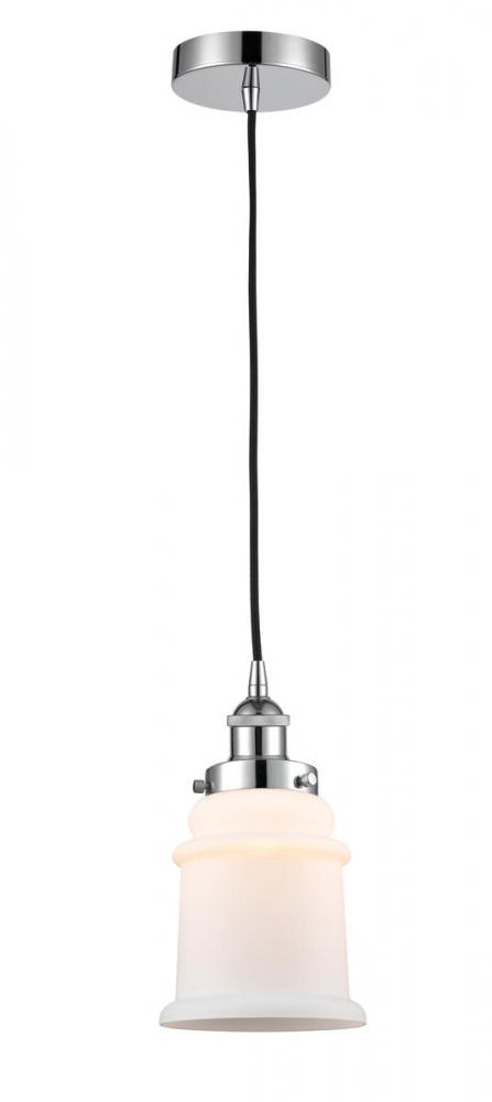 Canton - 1 Light - 6 inch - Polished Chrome - Cord hung - Mini Pendant