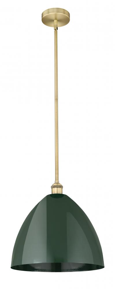 Plymouth - 1 Light - 16 inch - Brushed Brass - Cord hung - Mini Pendant