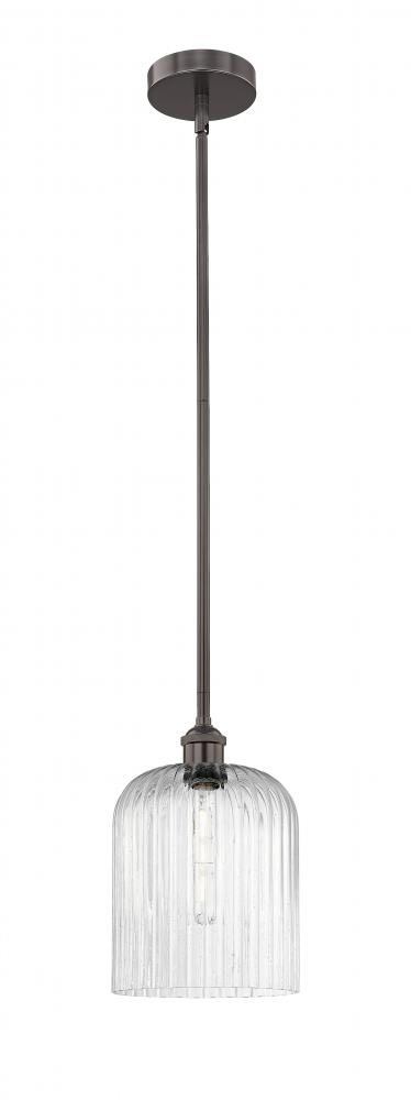 Bridal Veil - 1 Light - 5 inch - Oil Rubbed Bronze - Cord hung - Mini Pendant