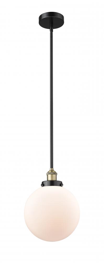 Beacon - 1 Light - 10 inch - Black Antique Brass - Cord hung - Mini Pendant