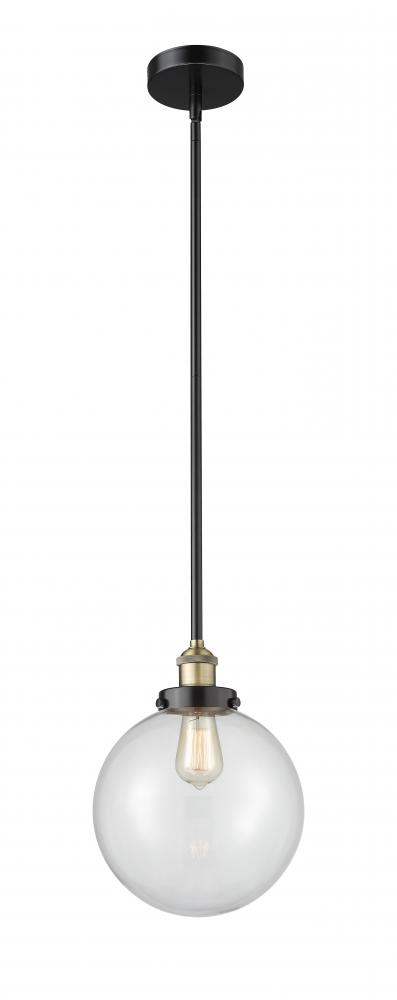 Beacon - 1 Light - 10 inch - Black Antique Brass - Cord hung - Mini Pendant