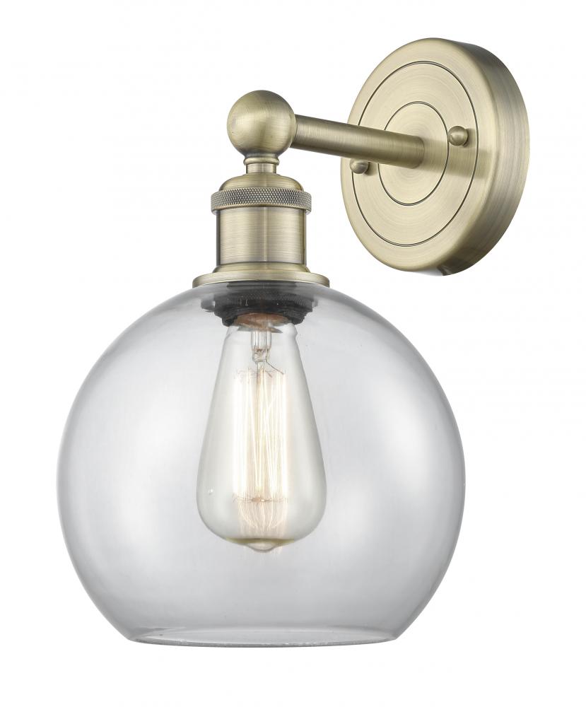 Athens - 1 Light - 8 inch - Antique Brass - Sconce