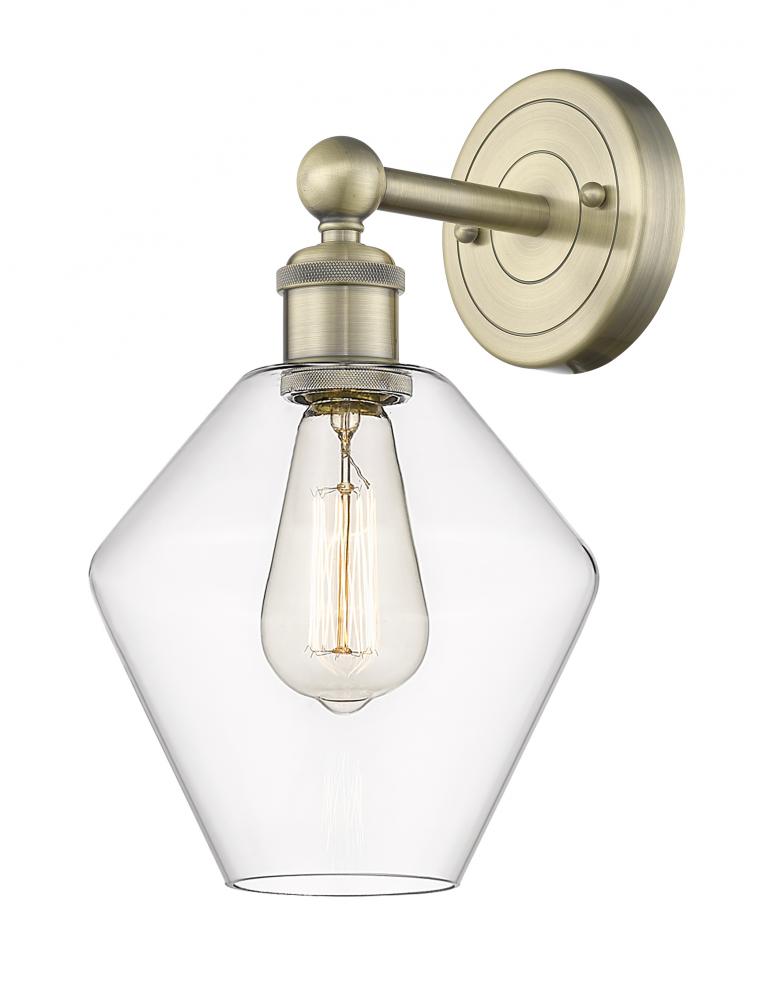 Cindyrella - 1 Light - 8 inch - Antique Brass - Sconce