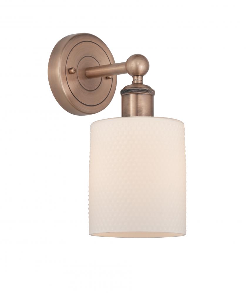 Cobbleskill - 1 Light - 5 inch - Antique Copper - Sconce