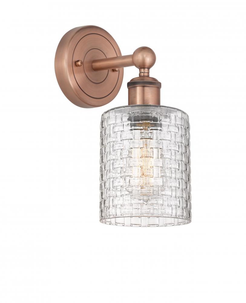 Cobbleskill - 1 Light - 5 inch - Antique Copper - Sconce