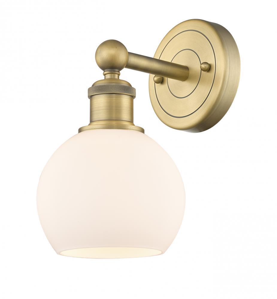 Athens - 1 Light - 6 inch - Brushed Brass - Sconce