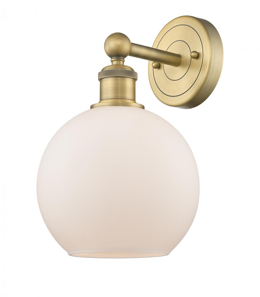 Athens - 1 Light - 8 inch - Brushed Brass - Sconce